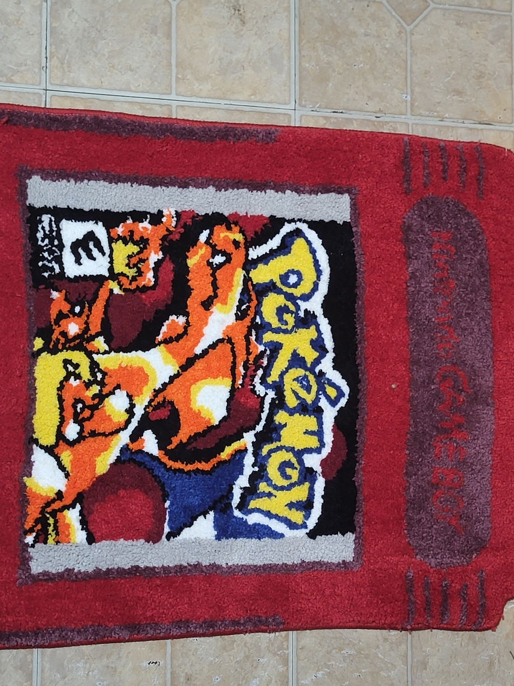 Pokémon Red Charizard Rug - Picture 6 of 7